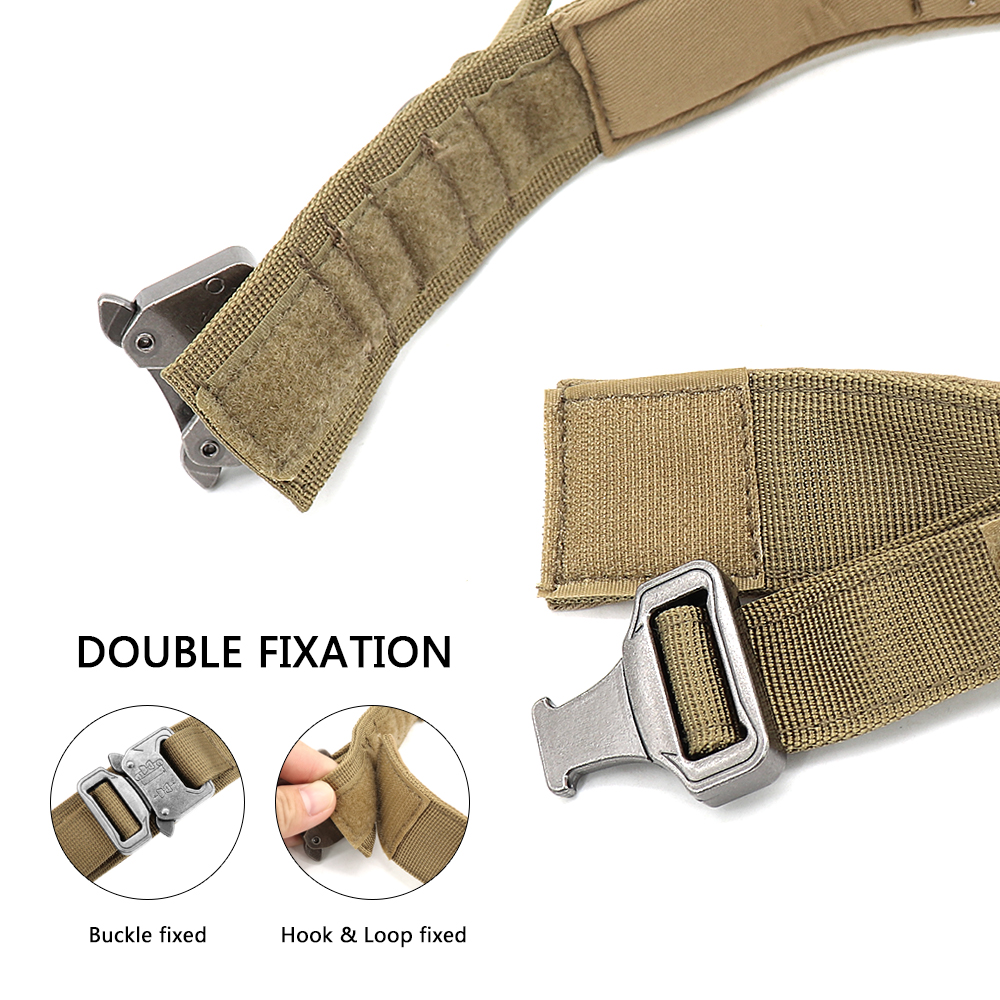 Military Tactical Dog K9 Collar with Elastic Leash