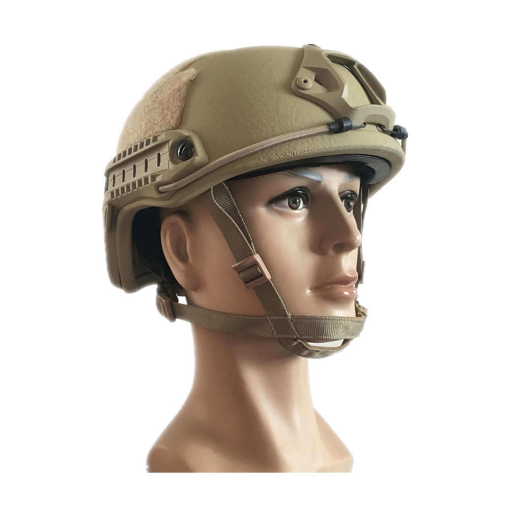 NIJ IIIA 3A 0106.01  High Cut XP Cut UHMWPE Kevlar Bulletproof Helmet