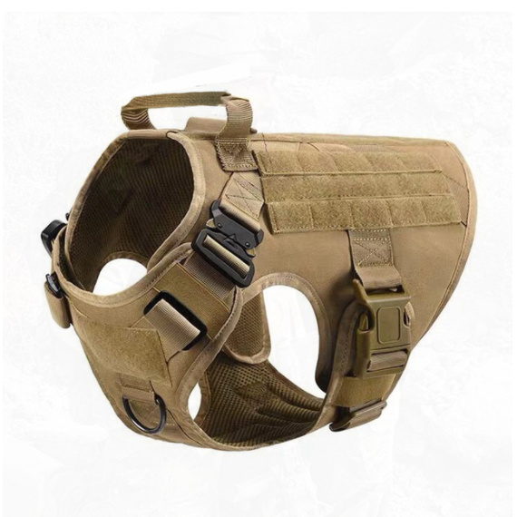 Military Tactical Dog Harness Pet Training Dog Vest Metal Buckle German Shepherd K9 Dog