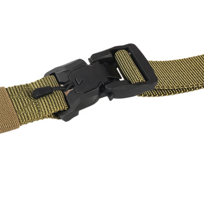 Official Tactical Belt Hard ABS Quick Release Magnetic Buckle Military Belt