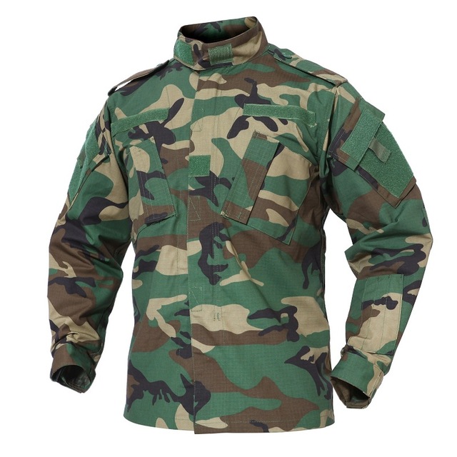 Army Military Jacket ACU Coat Camouflage Top Wear
