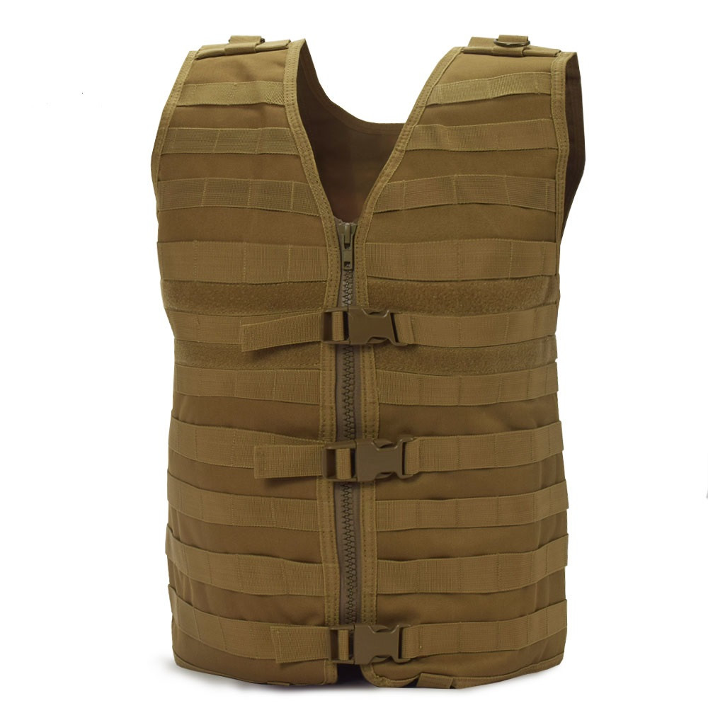 Tactical MOLLE Modular Utility Vest With Breathable Mesh Adjustable Outdoor Molle Vest For CS Wargame Hunting Gear